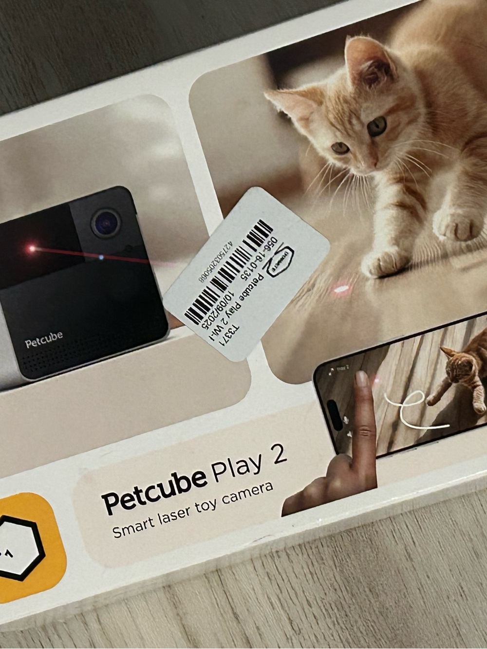 Petcube Play 2 Smart Laser Toy Camera — White